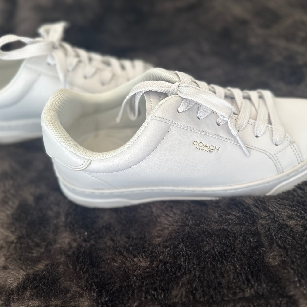 Coach White Mesh Sneakers - Picture 10 of 12